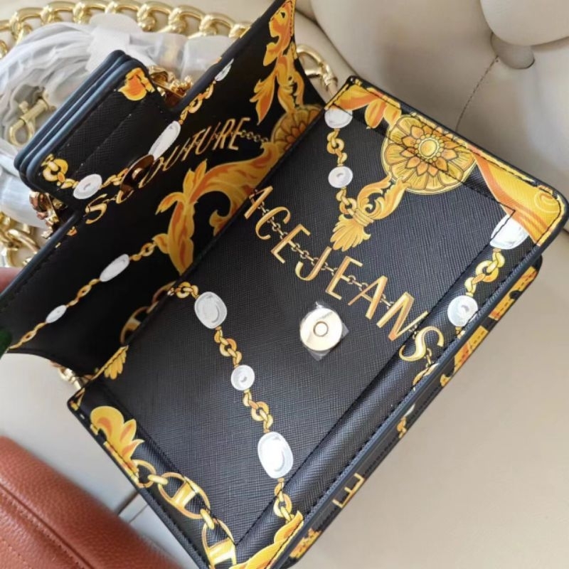 TÚI VERSACE JEAN COUTURE mini PHIÊN BẢN MỚI KÈM DÂY XÍCH