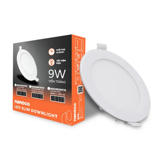 Đèn LED Nanoco Downlight Siêu Mỏng - Hera Series Viền Trắng