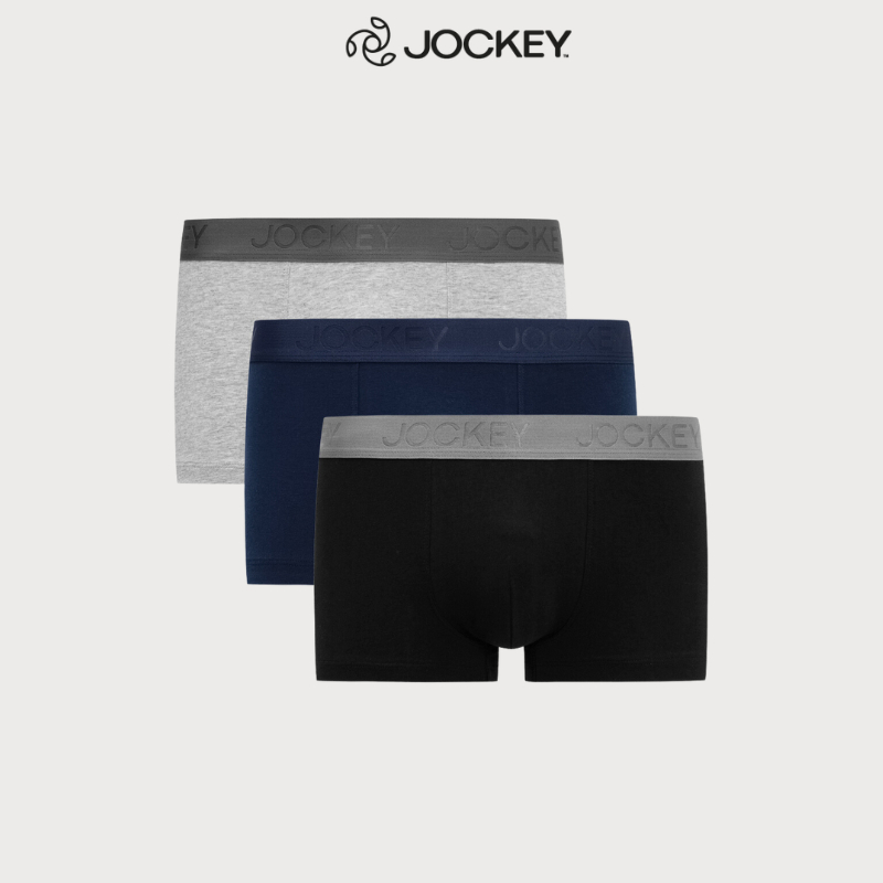 Combo 3 Quần Lót Nam Thun Cotton Jockey Dáng Trunk Co Giãn, Thoải Mái - J1247