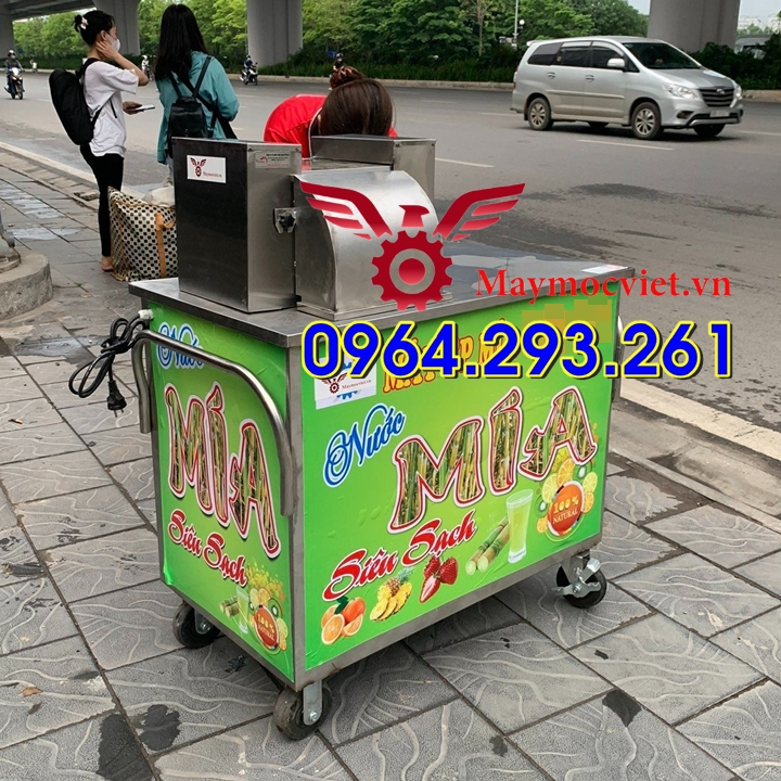 Máy ép mía công suất lớn, ép 2 cây kiệt nước, F2 - 800 giao hàng miễn phí tại Đông Anh Hà Nội