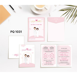 Thiệp cưới giá rẻ 1031-1035