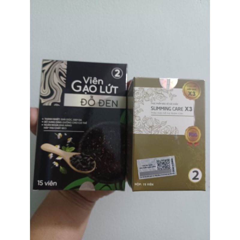 *Chính Hãng Chẽck QR *Viên Thảo Mộc Slimming Care X3 Chính Hãng Kèm Detox