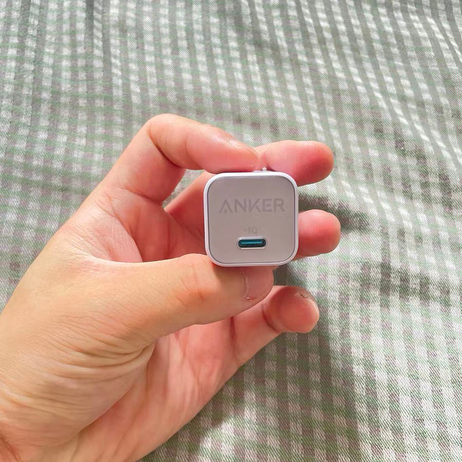 Bộ sạc nhanh ANKER 30W Nano III GaN Pro 511 Sạc nhanh Tím Lilac Purple - A2147 Chân Gập  AnkerShop Flow A8662 A8663