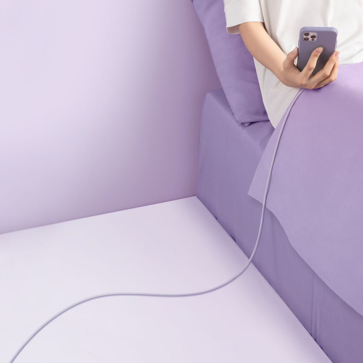 Bộ sạc nhanh ANKER 30W Nano III GaN Pro 511 Sạc nhanh Tím Lilac Purple - A2147 Chân Gập  AnkerShop Flow A8662 A8663