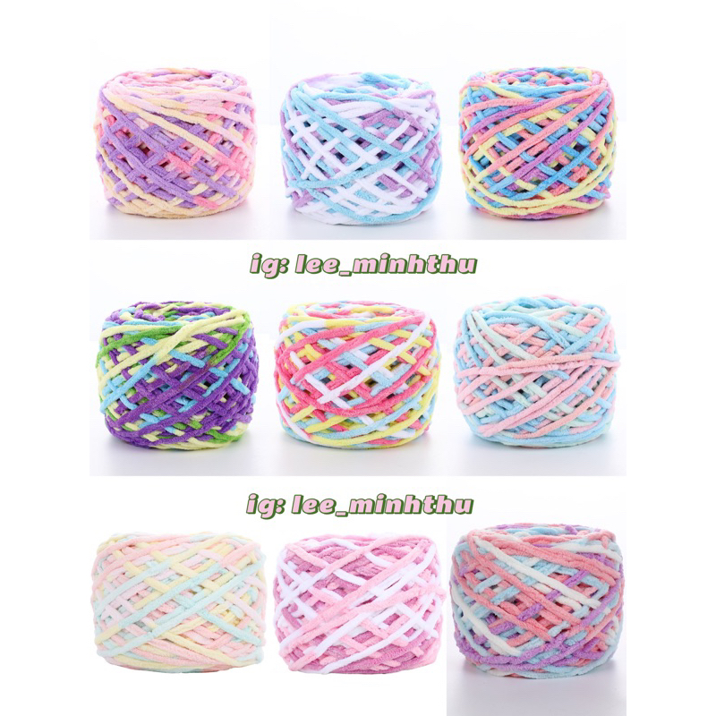 LEN NHUNG ĐŨA MÀU LOANG 165g🍭🍭🍭