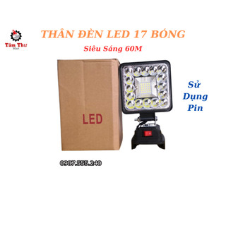 Đèn pha LED siêu sáng sử dụng chung chân Pin MAKITA Thông dụng