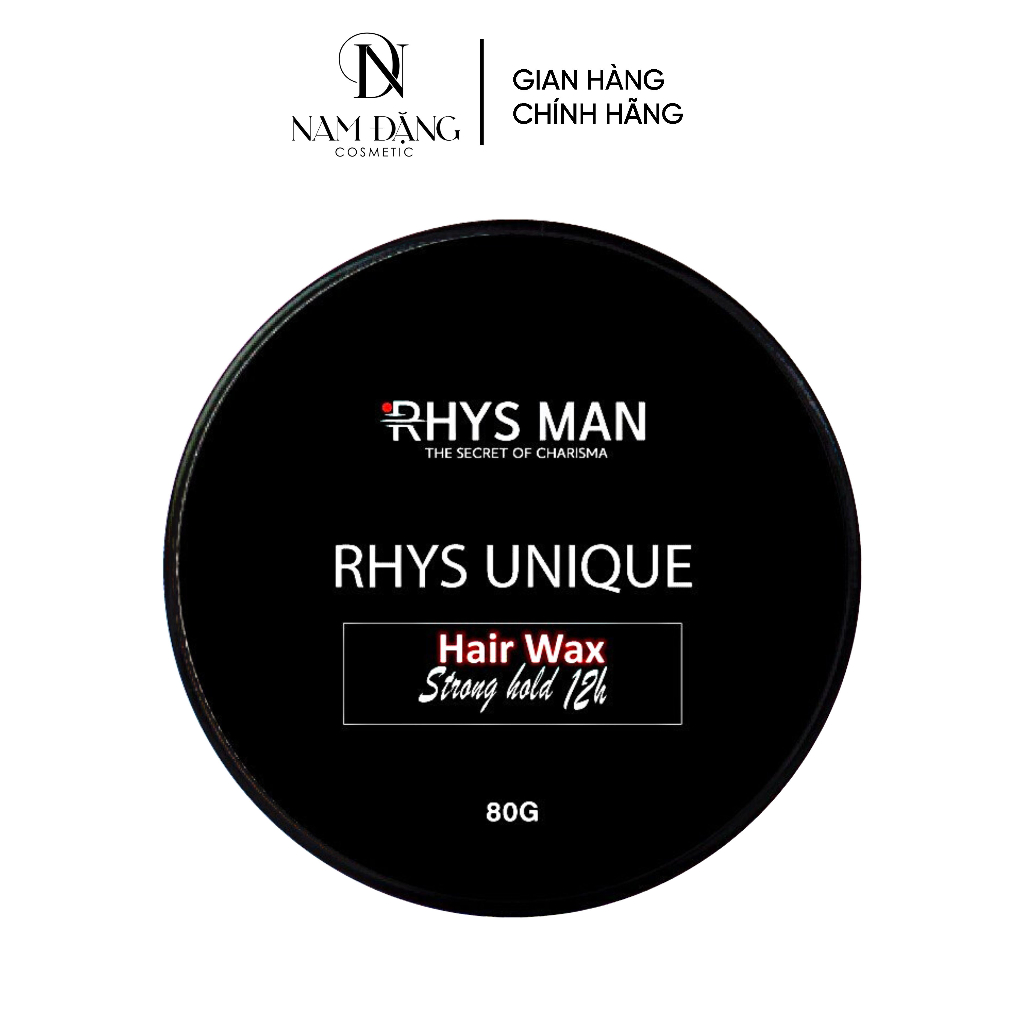 Sáp vuốt tóc nam RHYS MAN Rhys Unique 80g