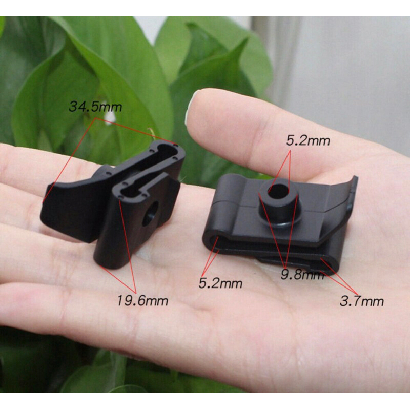 Combo 5 bộ vít - nút nhựa bắt Khoang máy,chắn bùn ô tô vít 5 con + 5 nút nhựa