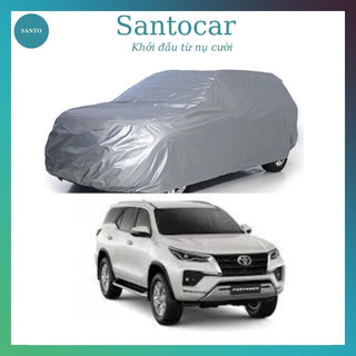 Bạt phủ xe ô tô Toyota Fortuner, bạt trùm xe , bạt che nắng xe ô tô vải dù - Santocar