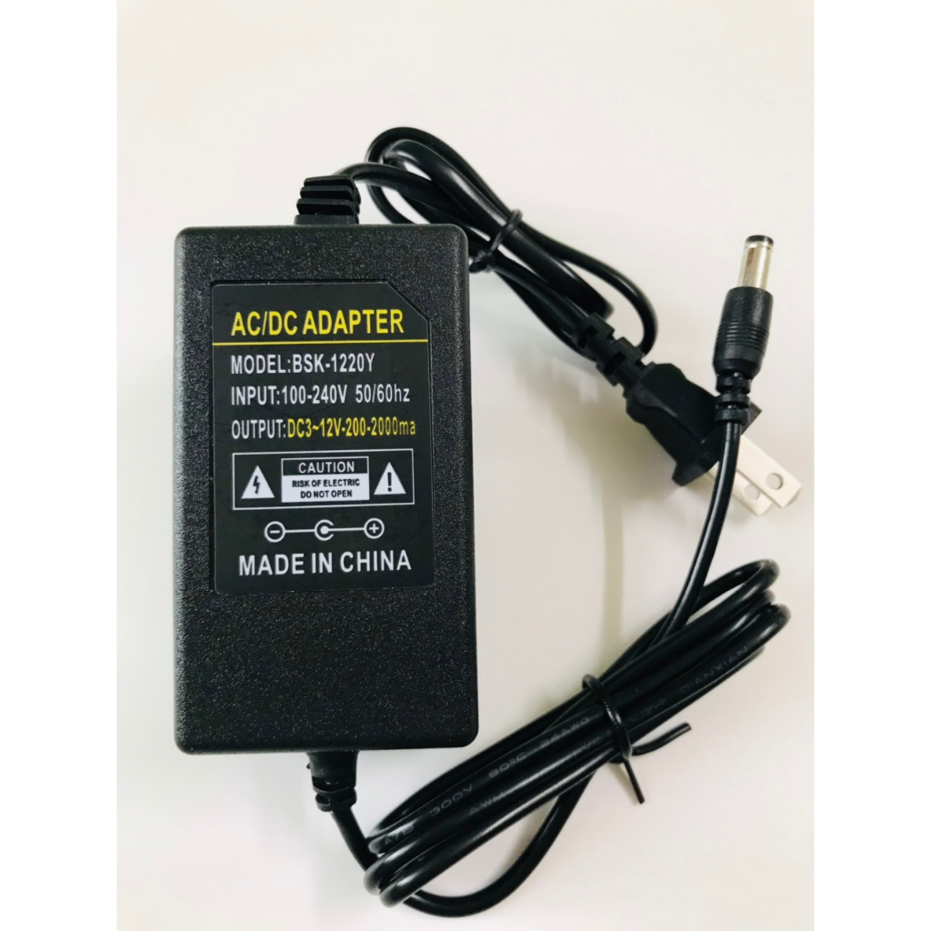 Nguồn điều chỉnh 3V-12V 2A cho led, đưa võng nôi, quạt, máy phun xương