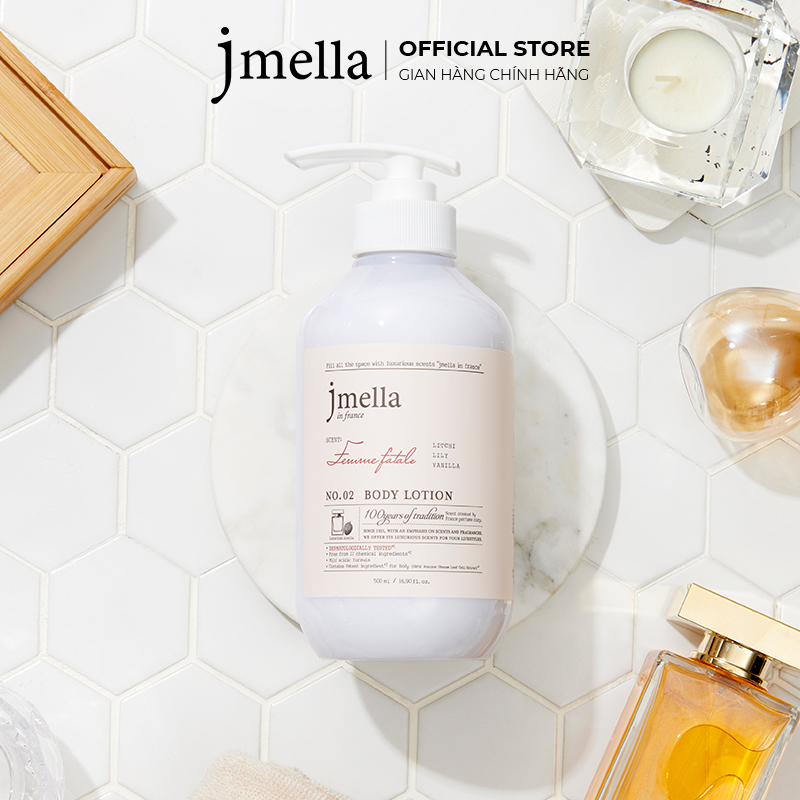 Sữa Dưỡng Thể Hương Nước Hoa Jmella In France Body Lotion 500ml