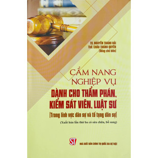 Sách-cẩm nang nghiệp vụ dành cho thẩm phán,kiểm sát viên,luật sư
