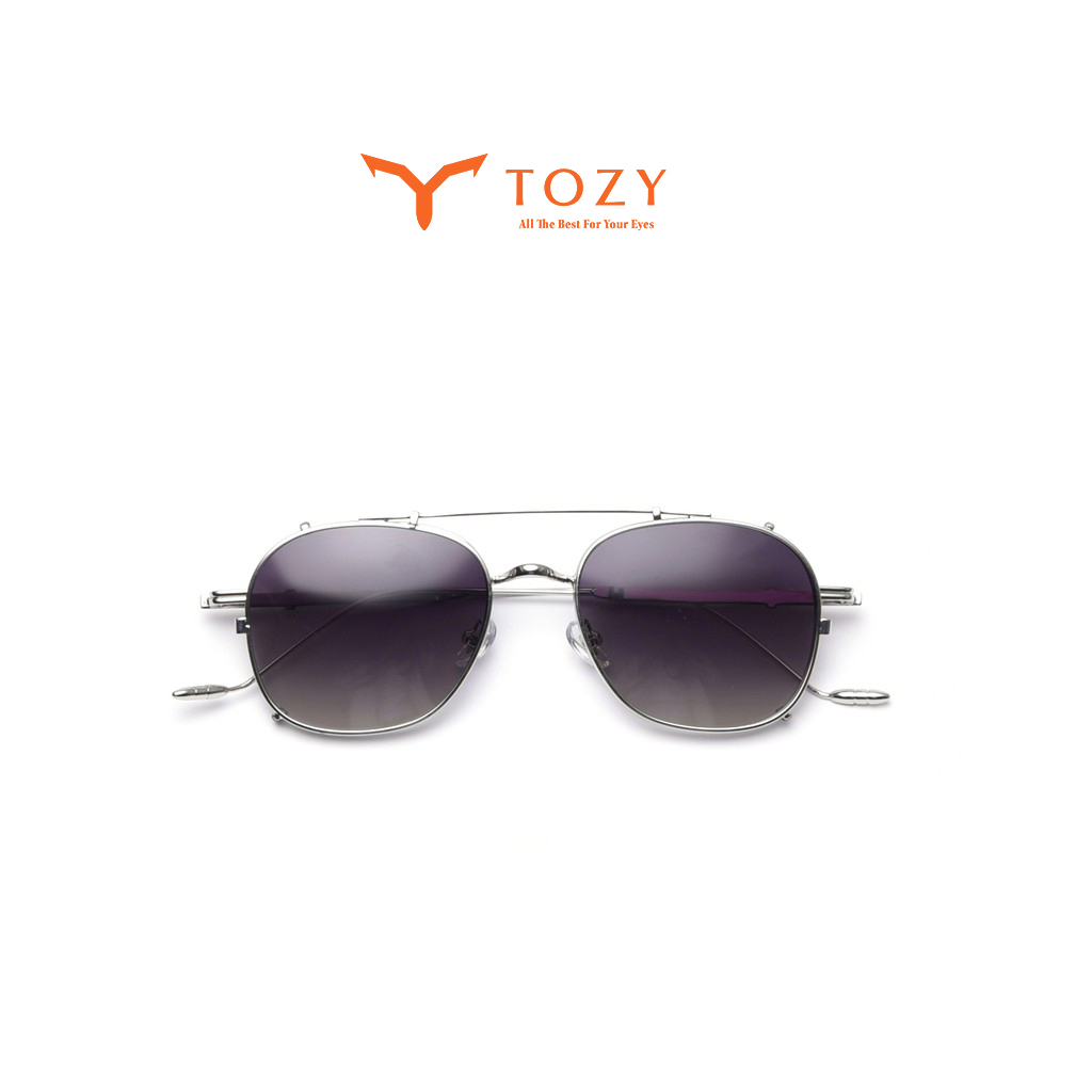 Gọng kính cận Clip On thời trang nam nữ chống ánh sáng xanh chính hãng TOZY - 31477