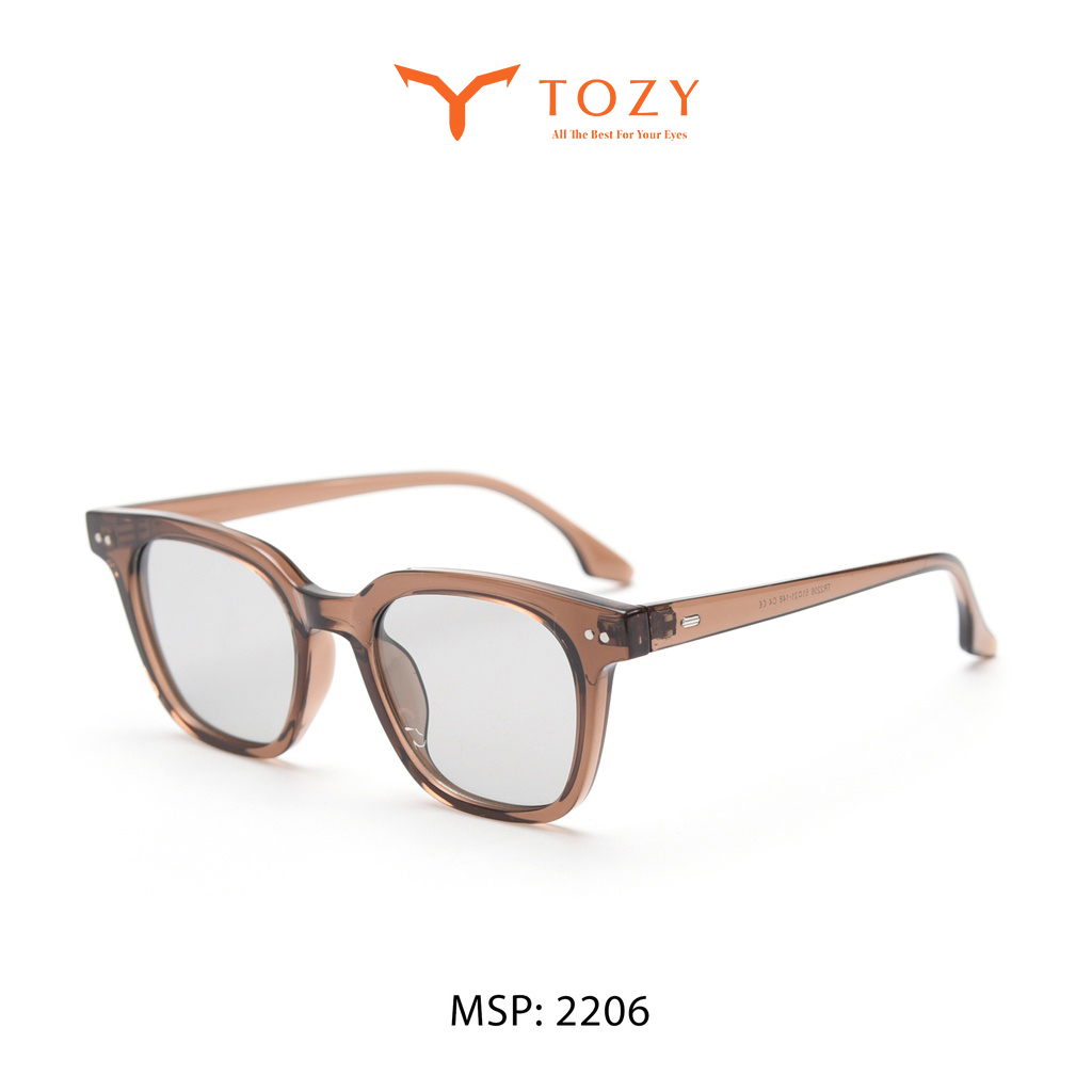 Kính râm kính mát dáng vuông thời trang nam nữ chống tia UV chống nắng - 2206