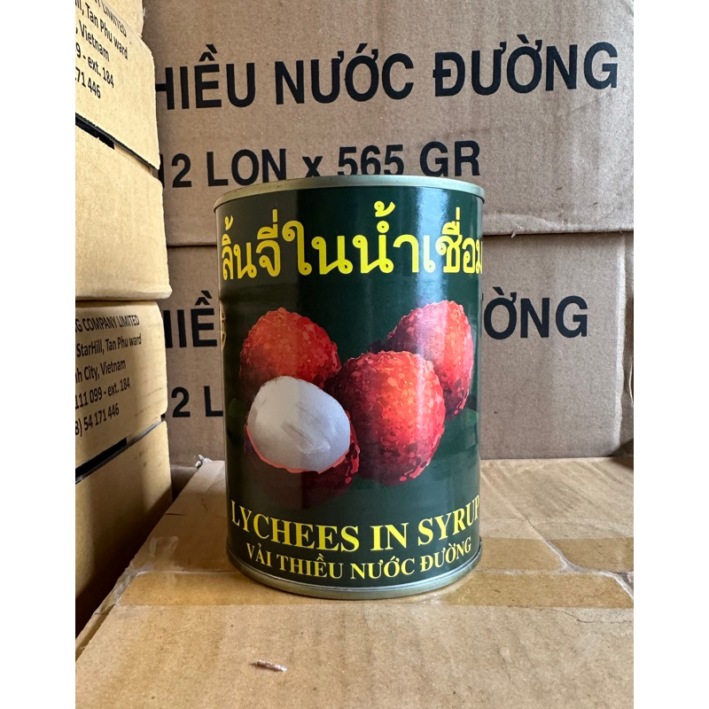 Vải Thiều Nước Đường 565g