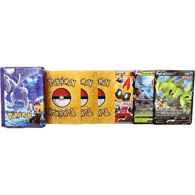 Set Thẻ bài  Pokemon cầu vồng - mạ vàng - mạ bạc - kim cương - đen 55 lá/10 lá