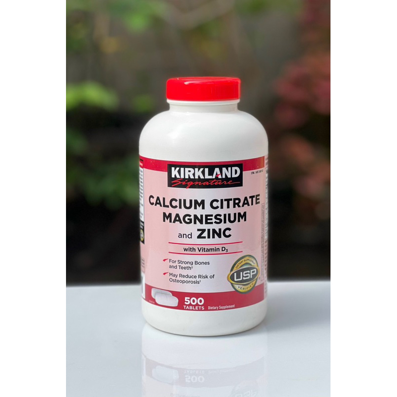 Viên uống bổ sung Calcium Citrate Magnesium and Zinc with vitamin D3 500 viên
