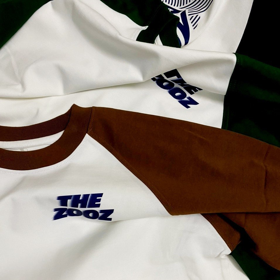 Áo thun RAGLAN tay lỡ oversized phối tay THE ZOOZ nam nữ unisex form rộng 100% cotton 255 gram TZ WOLFHEAD