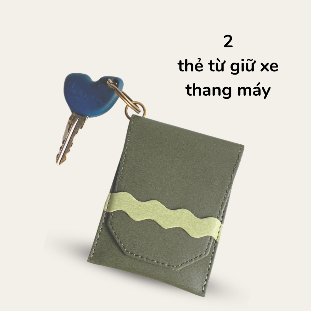 Ví da bò thật 6 ngăn