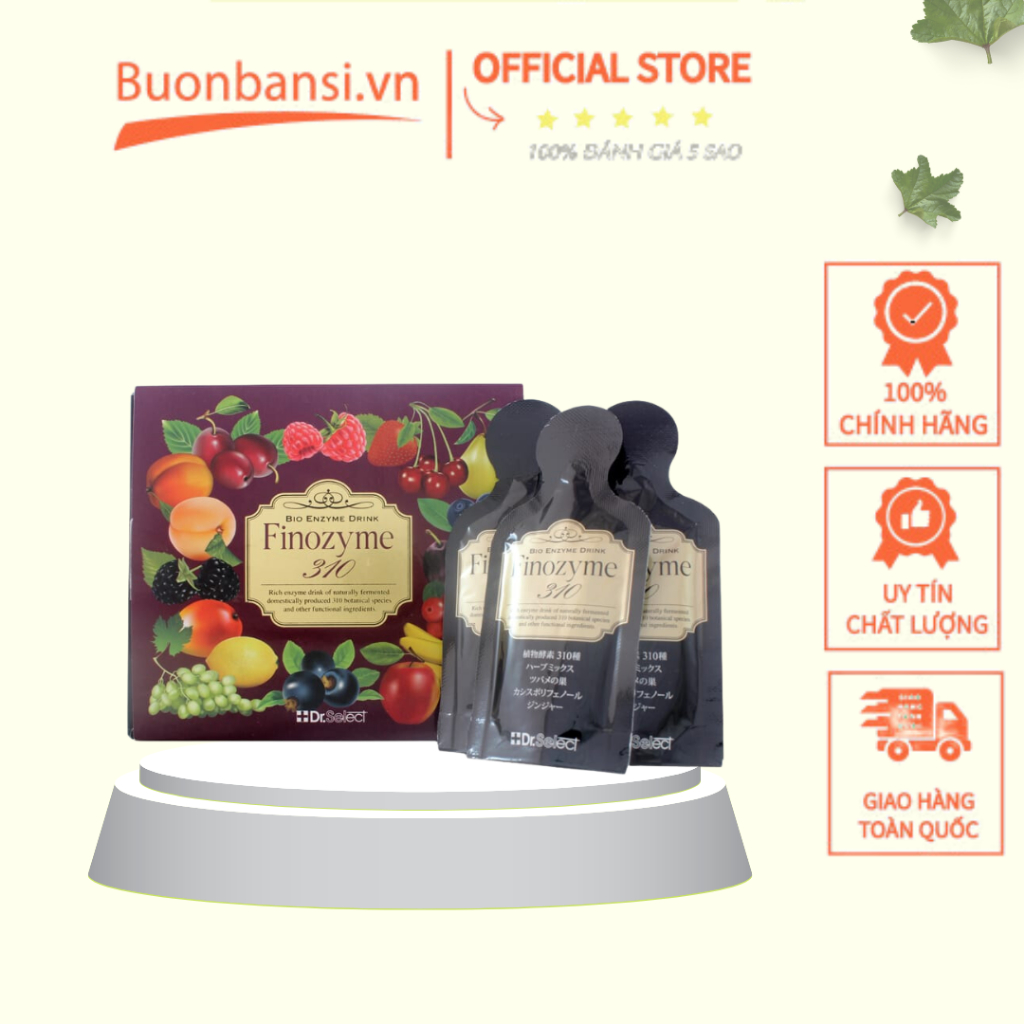 Nước uống trái cây Finozyme 310 Nhật Bản Hộp 30 gói