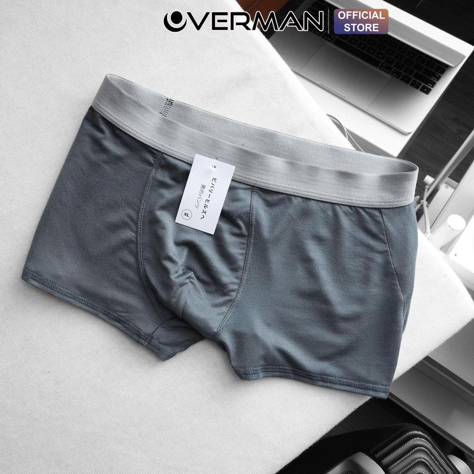 Quần sịp nam boxer đùi thun lạnh co giãn 4 chiều chất thoáng mát SDN02 - OVERMAN
