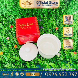 Thố sứ chưng yến 250ml/400ml