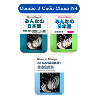 Sách - combo minna no nihongo sơ cấp 2 - dành cho trình độ n4