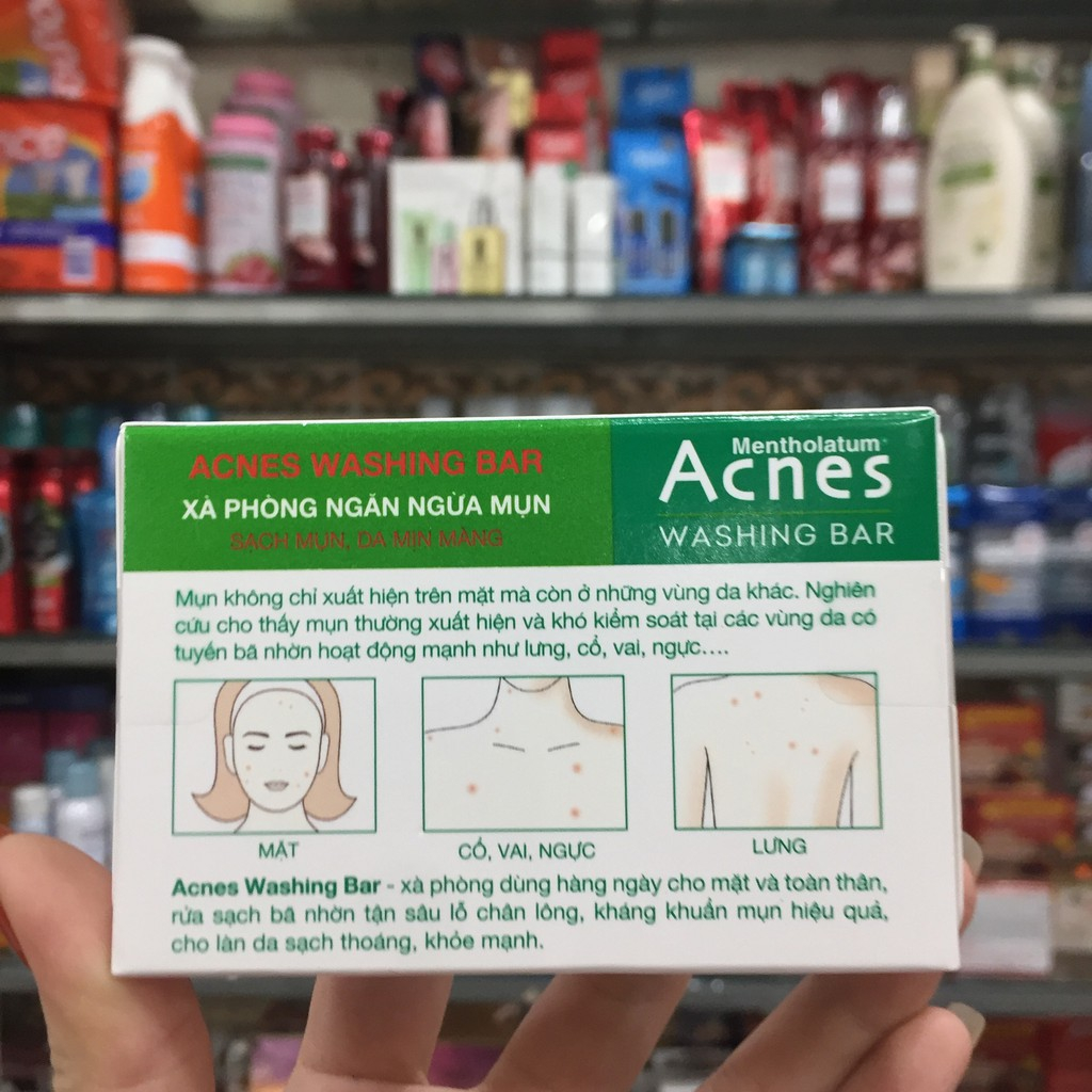 Xà Phòng Kháng Khuẩn Và Ngăn Ngừa Mụn Acnes - Acnes Washing Bar