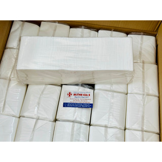 Khăn Khô Lau Mặt Dùng Trong Thẩm Mỹ SPA 200 Miếng / Bao / 500g