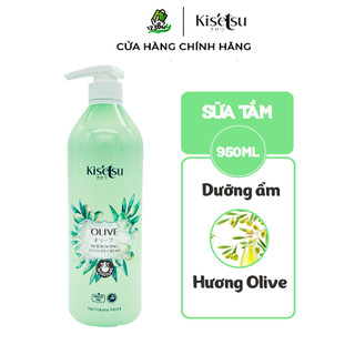 Sữa Tắm Dưỡng Ẩm Trắng Da Kisetsu Chống Lão Hóa Hương Thơm Tự Nhiên - Hương Olive 950ml