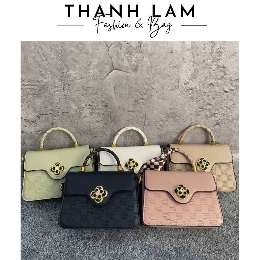 Túi Xách Nữ Quai Xoắn Đeo Chéo Đi Làm Đi Chơi Thời Trang Hàng Hiệu ( Tặng Kèm Khăn).