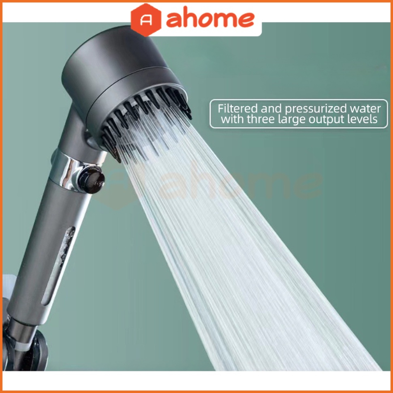 Ahome Vòi Sen Tăng Áp Đầu Vòi Hoa Sen Mát Xa 4 Trong 1 3 Chế Độ Áp Suất Cao Tiết Kiệm Nước Lõi Cotton Lọc Cho Nhà Tắm