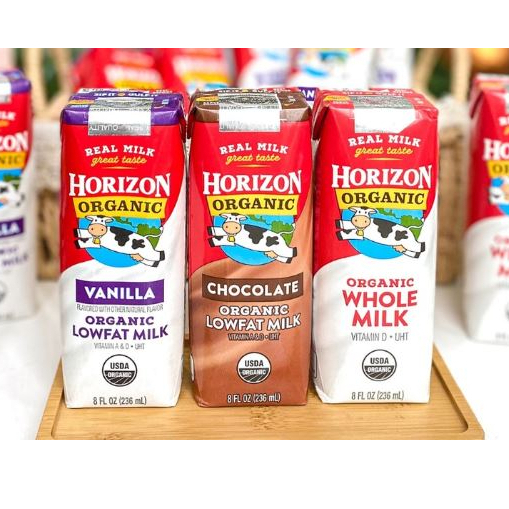 Sữa Tươi Dạng Nước Horizon Organic Mỹ - hộp 236ml. Date 04/2024