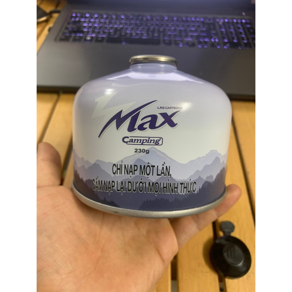 Bình Gas dã ngoại Max Camping 230G