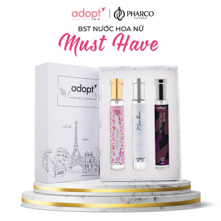 Nước hoa nữ 𝐀𝐝𝐨𝐩𝐭' BST Must Have cao cấp tinh dầu nước hoa chính hãng Pháp dịu dàng thanh lịch