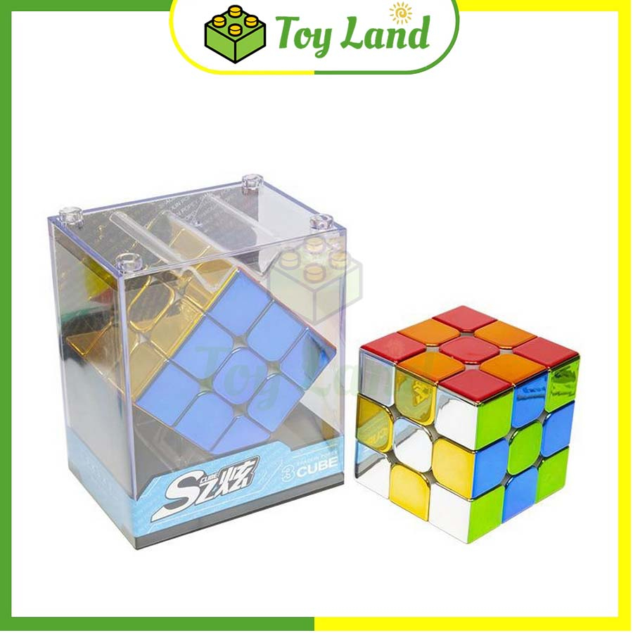 Rubik Cyclone Boys Metallic 3x3 M Mạ Màu Kim Loại Có Nam Châm Rubic 3 Tầng 3x3x3 Đồ Chơi Lắp Ráp Xếp Hình