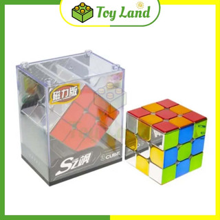  Rubik Cyclone Boys Metallic 3x3 M Mạ Màu Kim Loại Có Nam Châm Rubic 3 Tầng 3x3x3 Đồ Chơi Lắp Ráp 