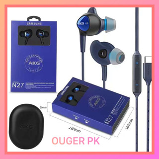  Tai nghe SS AKG cao cấp có chân cắm tròn 3.5mm và chân cắm type C âm thanh cực đỉnh tặng kèm hộp đựng tai nghe 