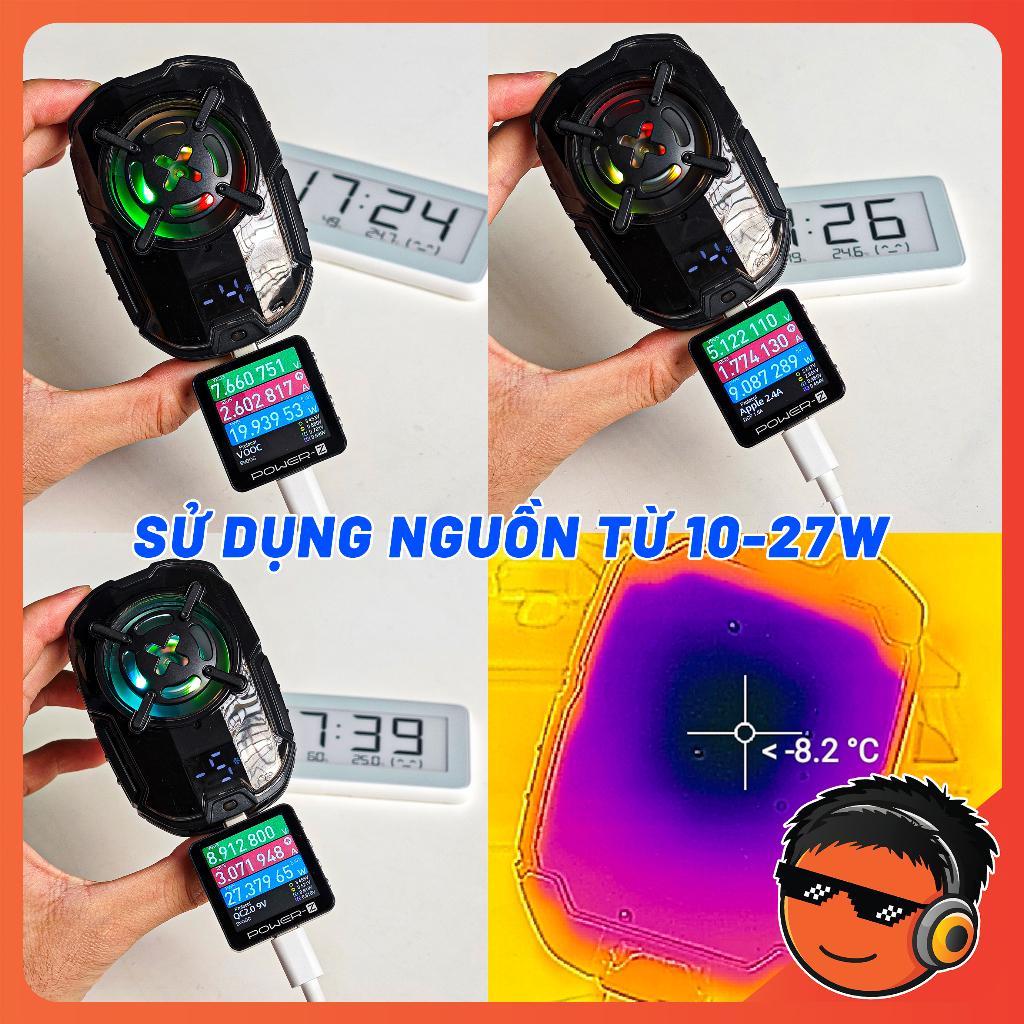 Quạt Tản Nhiệt MEMO DL16/CX01/CX03/CX04/DLA6/DLA7/X12/X13/X36 - Tản Nhiệt Chơi Game Cho Điện Thoại | BigBuy360 - bigbuy360.vn