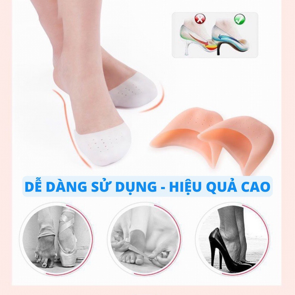 Lót mũi giày cao gót, lót mũi giày silicon chống rộng, lót mũi giày búp bê, lót mũi chân chống đau, lót mũi chân