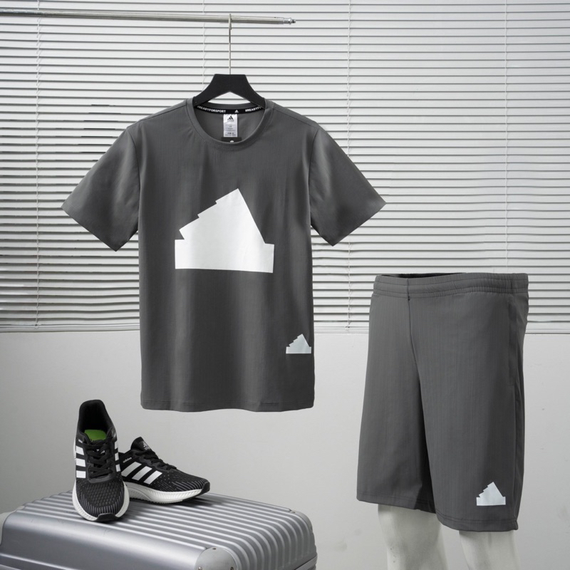 Bộ Thể Thao Adidas New 2023. Chất Vải Thể Thao Lạnh Co Giãn 4 Chiều.Không Bai,Không Xù,Không Nhăn,Không Phai màu.HDM-368