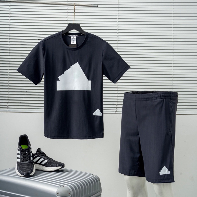 Bộ Thể Thao Adidas New 2023. Chất Vải Thể Thao Lạnh Co Giãn 4 Chiều.Không Bai,Không Xù,Không Nhăn,Không Phai màu.HDM-368