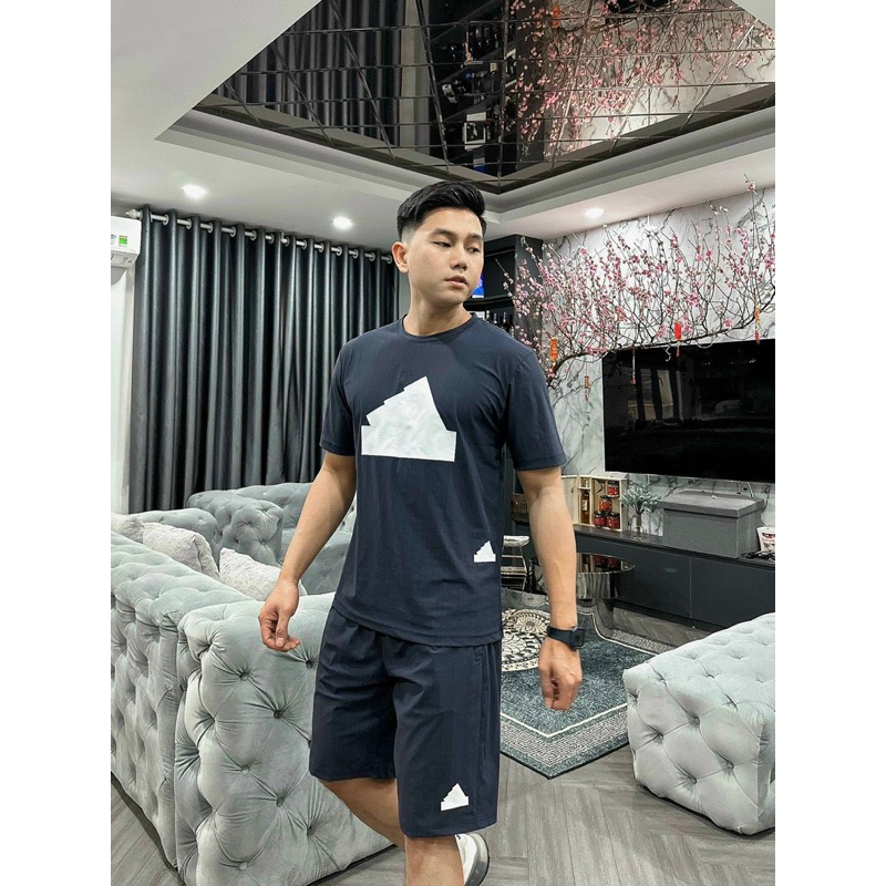Bộ Thể Thao Adidas New 2023. Chất Vải Thể Thao Lạnh Co Giãn 4 Chiều.Không Bai,Không Xù,Không Nhăn,Không Phai màu.HDM-368
