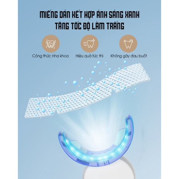 Bộ dụng cụ làm trắng răng FAIRYWILL L6 thương hiệu Mỹ, Hiệu quả tức thì, Không đau buốt, chỉ 10 phút mỗi ngày, An toàn. | BigBuy360 - bigbuy360.vn