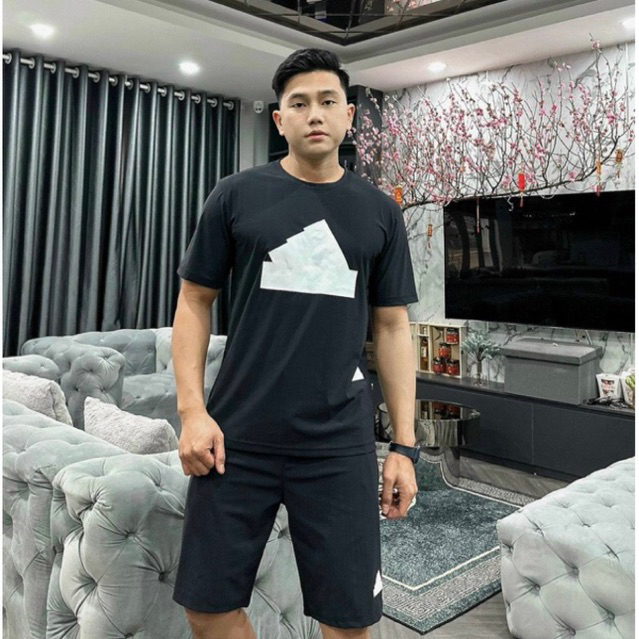 Bộ Thể Thao Adidas New 2023. Chất Vải Thể Thao Lạnh Co Giãn 4 Chiều.Không Bai,Không Xù,Không Nhăn,Không Phai màu.HDM-368