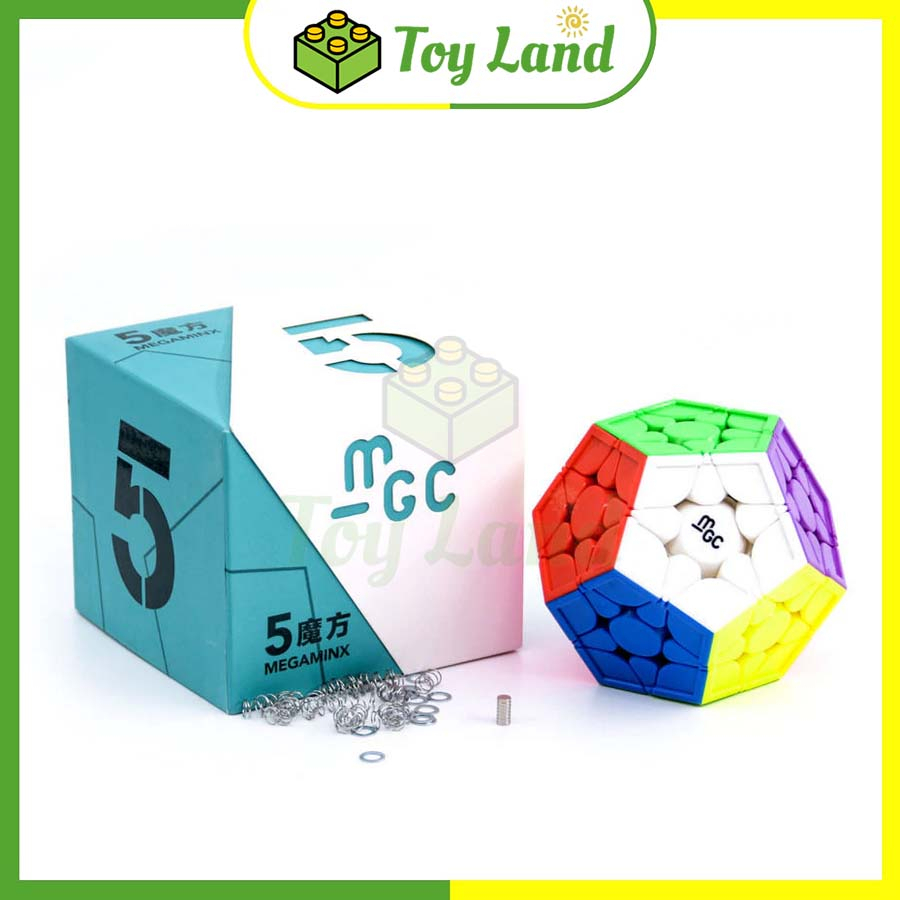 Rubik Megaminx MGC YJ Có Nam Châm Stickerless Rubic Biến Thể 12 Mặt Không Viền Đồ Chơi Lắp Ráp