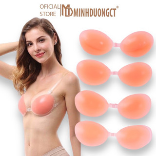Miếng dán ngực SILICON dây trong suốt, loại mỏng TẶNG DÂY ÁO TRONG  Dán Ngực 300 [Minhduongct]