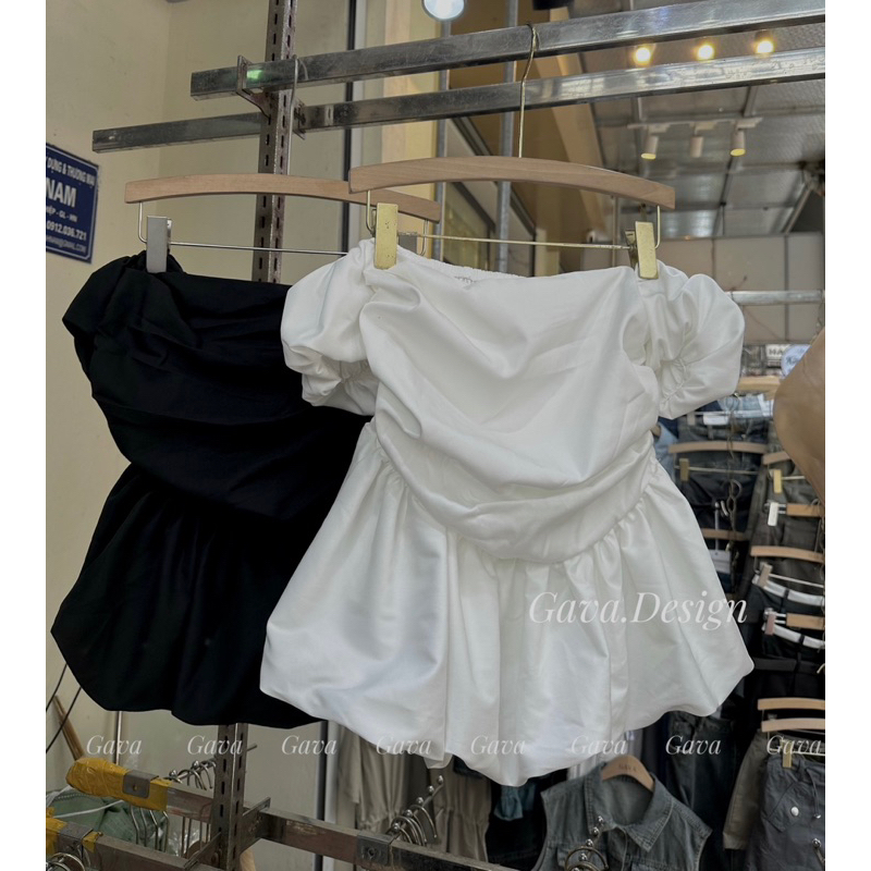 Áo quây chum chun sau gava