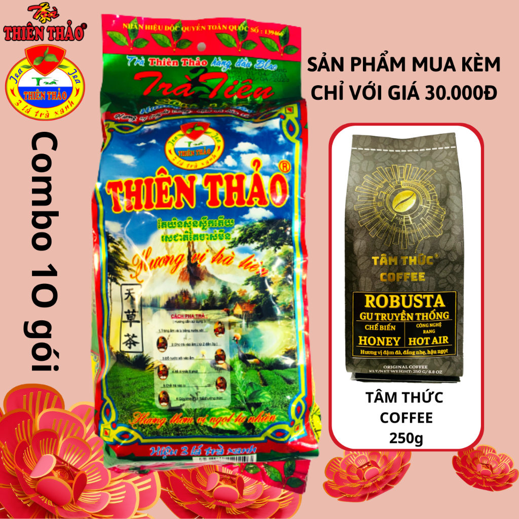 10 GÓI Trà sâm dứa Thiên Thảo hương vị trà tiên 300g_HÀNG CÔNG TY, ĐẶC SẢN ĐÀ LẠT