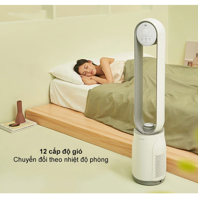 Quạt Không Cánh Xiaomi Keheal A4 PRO Kiêm Lọc Không Khí - Có Remote, Đa Cấp Độ Gió - BH 12 Tháng